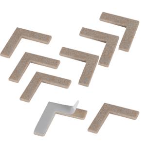 Felt Gard Corner Felt Pads 1 1/2 in. Pkg/8