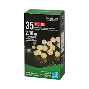 35 G12 LED Lights Set Warm white
