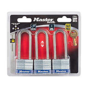 Identical Padlocks  1 3/4 in. Pkg/3