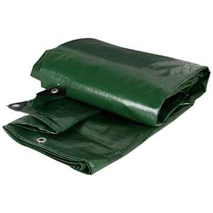 Bâche de camping verte 15 pi x 15 pi NEKTRA