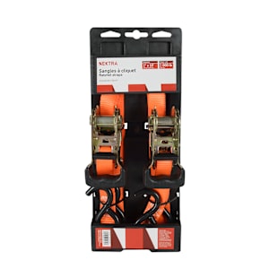 NEKTRA Ratchet Straps 1 in. x 15 ft. Pkg/2