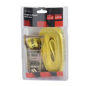 NEKTRA PRO Heavy-Duty Ratchet Strap 1 in. x 15 ft.
