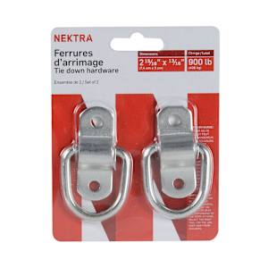 NEKTRA Tie-Down Hardware 2 15/16 in. x 13/16 in. Pkg/2