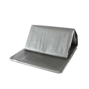 NEKTRA Industrial Tarp Grey 12 ft. x 12 ft.