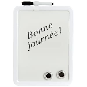 Tableau magnétique effaçable blanc
