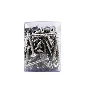 Vis à métal inox 1 po n° 8 T.P. Pqt/100 ATTACHES RELIABLE