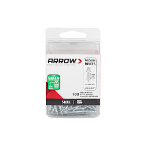 Medium Steel Rivets 1/8 in. Pkg/1000