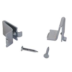 Track Mount Shelf Clips Pkg/12