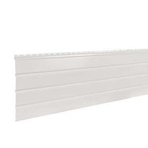 White Aluminum Plain Soffit 16 in. x 12 ft. Heavy gauge