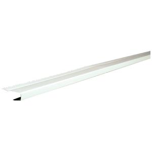 White Aluminum J Soffit Moulding 1/2 in. x 12 ft.