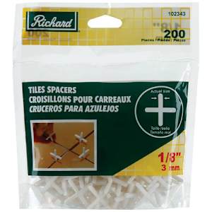 Espaceurs pour la céramique 1/8 po A. RICHARD