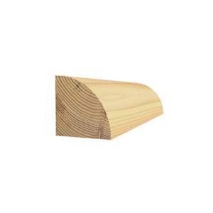 Clear Jointed Pine Quarter Round Moulding - 15/16 in. x 15/16 in. x 8 ft.