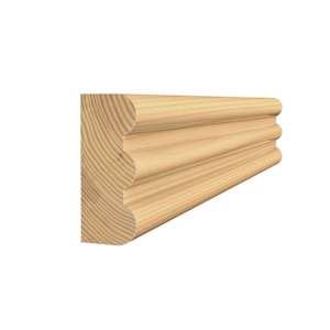 Moulure à moustiquaire en pin clair jointé 1/4 po x 3/4 po x 8 pi