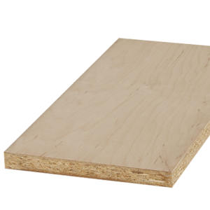 Panneau de particules plaqué érable B2C 11/16 po x 4 pi x 8 pi