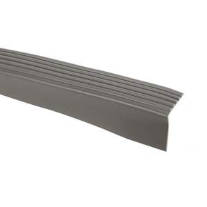 Vinyl Stair Nosing Grey 2 in. Bulk