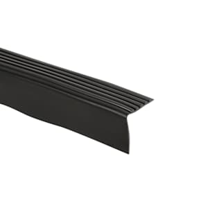 Vinyl Stair Nosing Black 2 in. Bulk