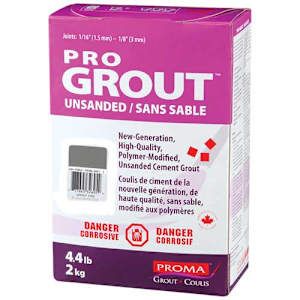 Unsanded Grout 2 kg Pearl Grey