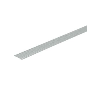 Satin Silver Flat Floor Edging 1-1/4 in. x 36 in.
