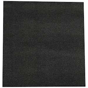 VERTUO Nero Carpet interior and exterior 78 in. x 78 in. Black