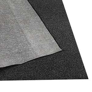 VERTUO Nero Carpet interior and exterior 78 in. x 78 in. Black