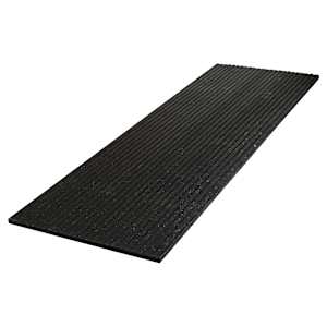 Non-Slip Exterior Mat 2 ft. X 6 ft. Black