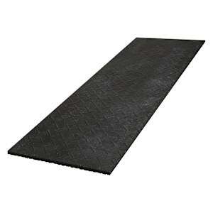Non-Slip Exterior Mat 2 ft. X 6 ft. Black
