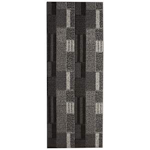 Bricks Interior Carpet 2 ft. x 5 ft. Charcoal