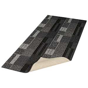 Bricks Interior Carpet 2 ft. x 5 ft. Charcoal