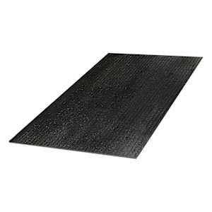 Tapis d'extérieur antidérapant noir 4 pi x 6 pi