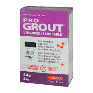 Unsanded Grout 2 kg Black