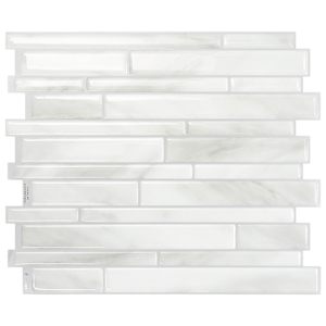 SMART TILES Milano Massa Peel&Stick Tiles 11 1/2 in. x 9 5/8 in. Pkg/4