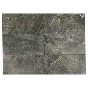 Carreaux de porcelaine Essence Anaya argent 12 po x 24 po