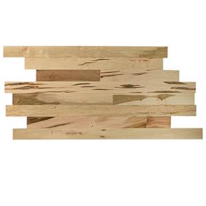 Plancher de bois franc en érable argenté 3 1/4 po Naturel