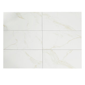 Carreaux de porcelaine Naos or 12 po x 24 po Mat