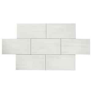 Lassa White Wave Porcelain Tiles 12 in. x 24 in.