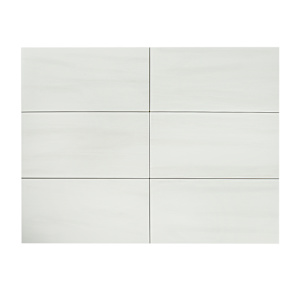 Lassa White Wave Porcelain Tiles 12 in. x 24 in.