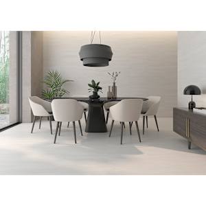 Lassa White Wave Porcelain Tiles 12 in. x 24 in.