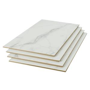 Statuary White Wave Porcelain Tiles 12 in. x 24 in.