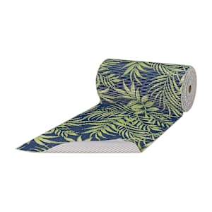 VERTUO Leaves AquaMat Interior and Exterior Carpet Runner 26 in. Bulk
