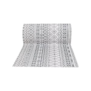 VERTUO Boho AquaMat Interior and Exterior Carpet Runner 26 in. Bulk