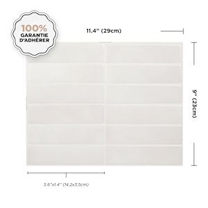 Tuiles adhésives Morocco Essaouira 11 7/16 po x 9 po Pqt/4