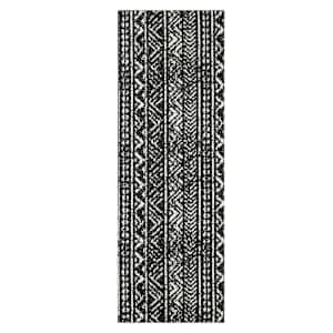 Ankara Abstract Interior Rug 2 ft. x 6 ft. Dark