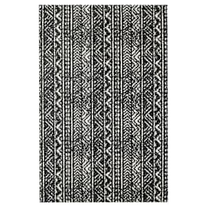 Ankara Abstract Interior Rug 4 ft. x 6 ft. Dark