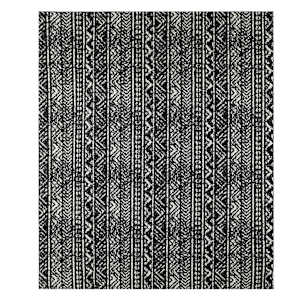 Ankara Abstract Interior Rug 6 ft. x 7 ft. Dark