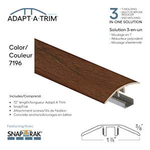 3-in-1 Floor Moulding 72 in, n° 7196