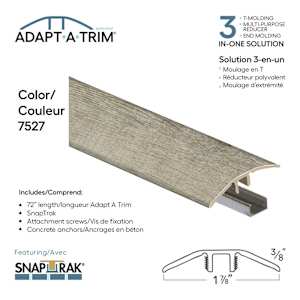 3-in-1 Floor Moulding 72 in, n° 7527