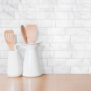 SMART TILES Metro Carrera Peel&Stick Tiles 11 9/16 in. x 8 3/8 in. Pkg/4