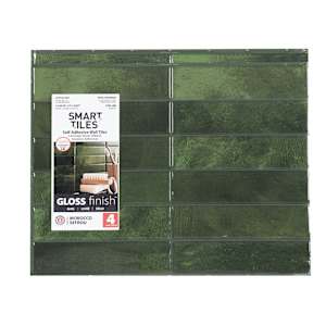 SMART TILES Morocco Sefrou Peel&Stick Tiles 11 1/2 in. x 9 in. Pkg/4