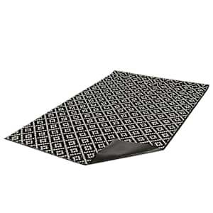 Harlow Interior and Exterior Carpet 4 ft. x 6 ft. Dark