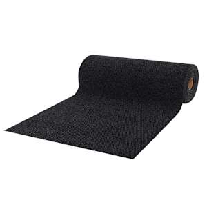 Stanley Entrance Carpet Runner 48 in. Charcoal Bulk